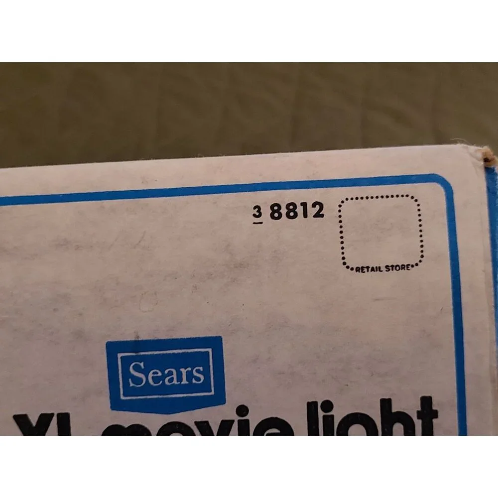 Vintage Sears XL-Movie Light Model 38812 with Original Box NEW